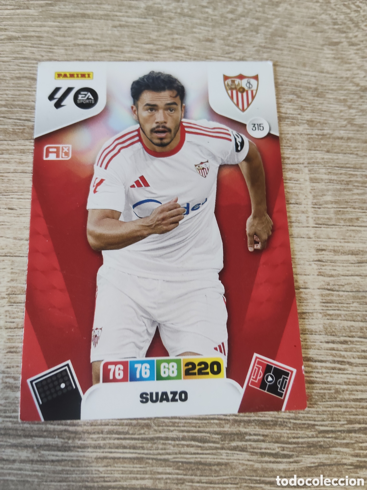 Cromos de Futebol: Panini Adrenalyn 2025 2026 25 26 315 Suazo Sevilla