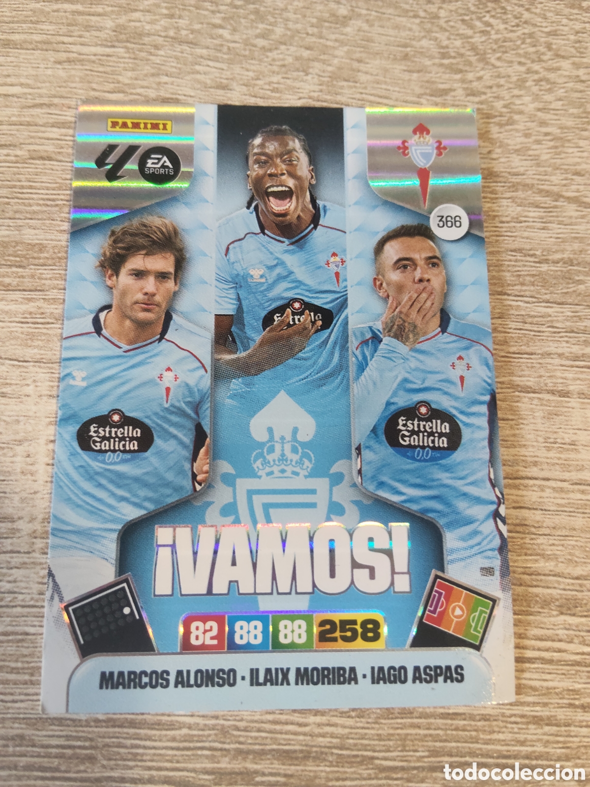 Fu&szlig;ball-Sticker: Panini Adrenalyn 2025 2026 25 26 366 vamos Celta de Vigo