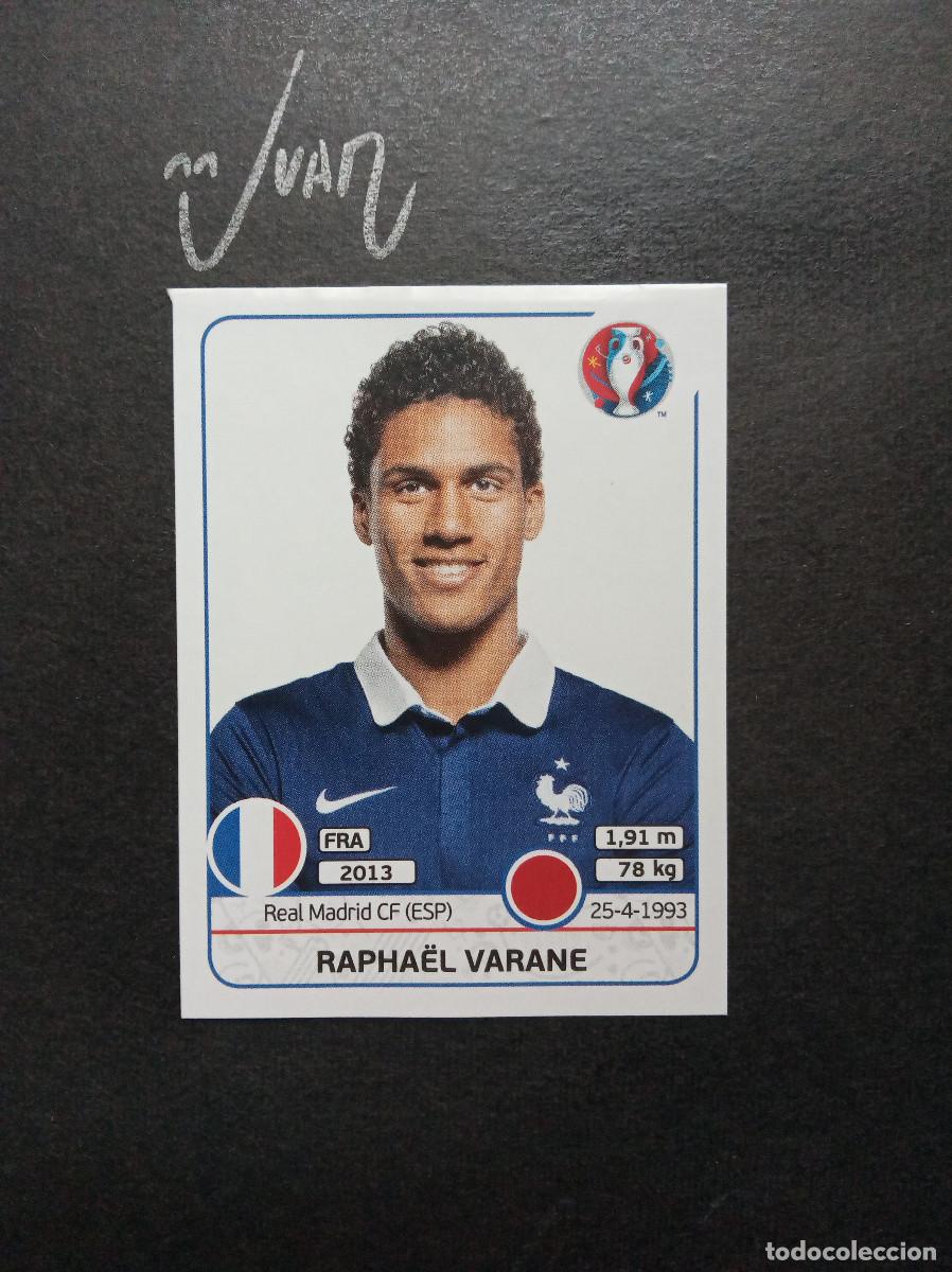 Figurine di Calcio: N&ordm; 20 VARANE FRANCIA REAL MADRID ⚽ PANINI &reg; UEFA EURO FRANCIA 2016 EUROCOPA 16 SIN PEGAR NUNCA NUEVO