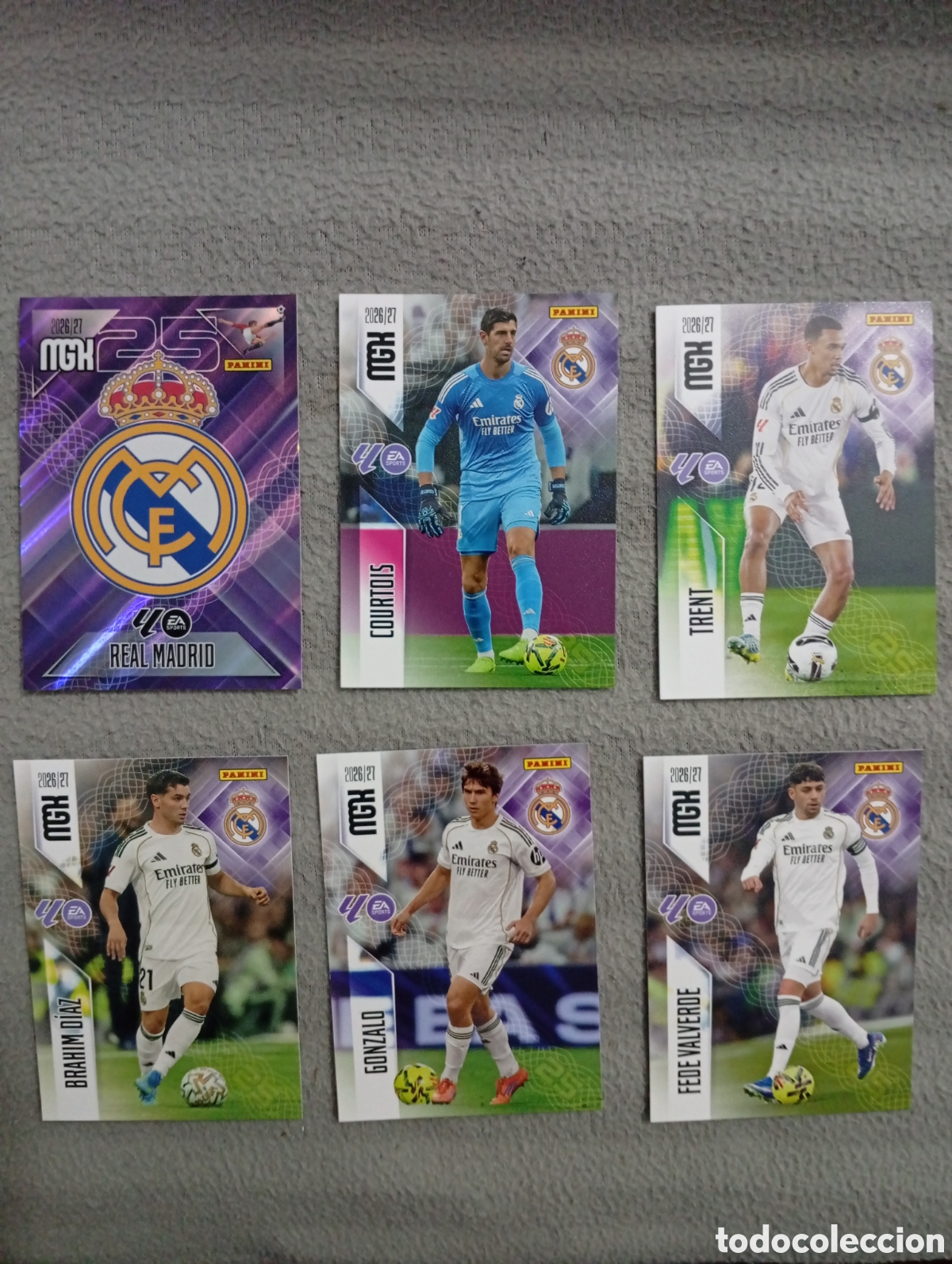 Figurine di Calcio: Seis cartas Mgk 26 27