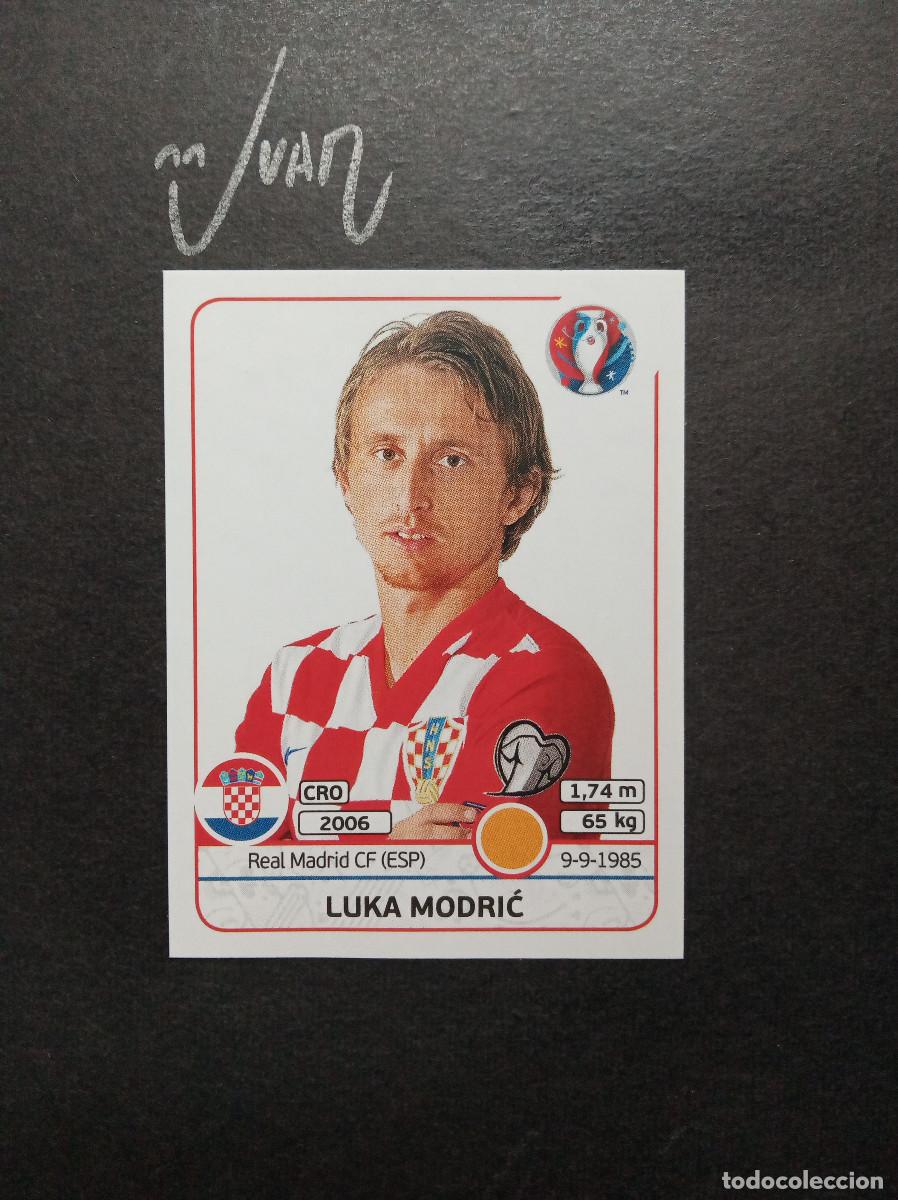 Fu&szlig;ball-Sticker: N&ordm; 448 MODRIC CROACI REAL MADRID ⚽ PANINI &reg; UEFA EURO FRANCIA 2016 EUROCOPA 16 SIN PEGAR NUNCA NUEVO