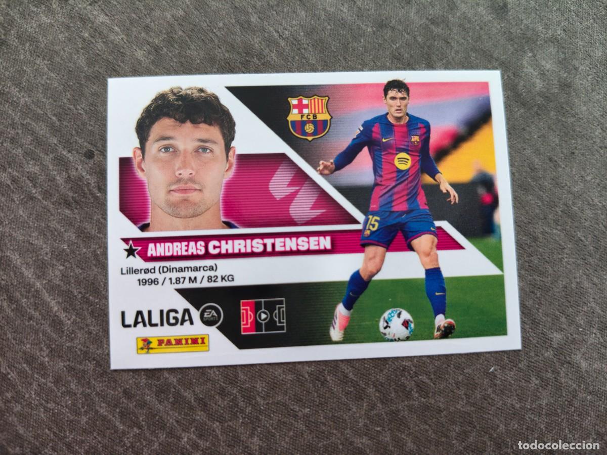 Fu&szlig;ball-Sticker: Cromo 6B ANDREAS CHRISTENSEN FC BARCELONA. Colecci&oacute;n LALIGA F&uacute;tbol 2026-2027 PANINI Nuevo