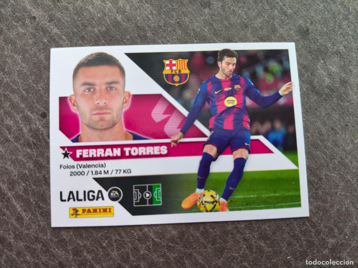 Fu&szlig;ball-Sticker: Cromo 18 FERRAN TORRES FC BARCELONA. Colecci&oacute;n LALIGA F&uacute;tbol 2026-2027 PANINI Nuevo