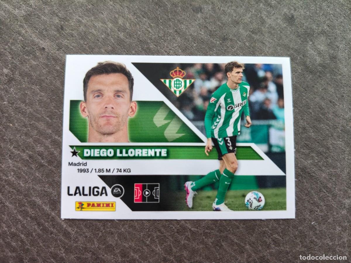 Cromos de f&uacute;tbol: Cromo 6 DIEGO LLORENTE REAL BETIS. Colecci&oacute;n LALIGA F&uacute;tbol 2026-2027 PANINI Nuevo