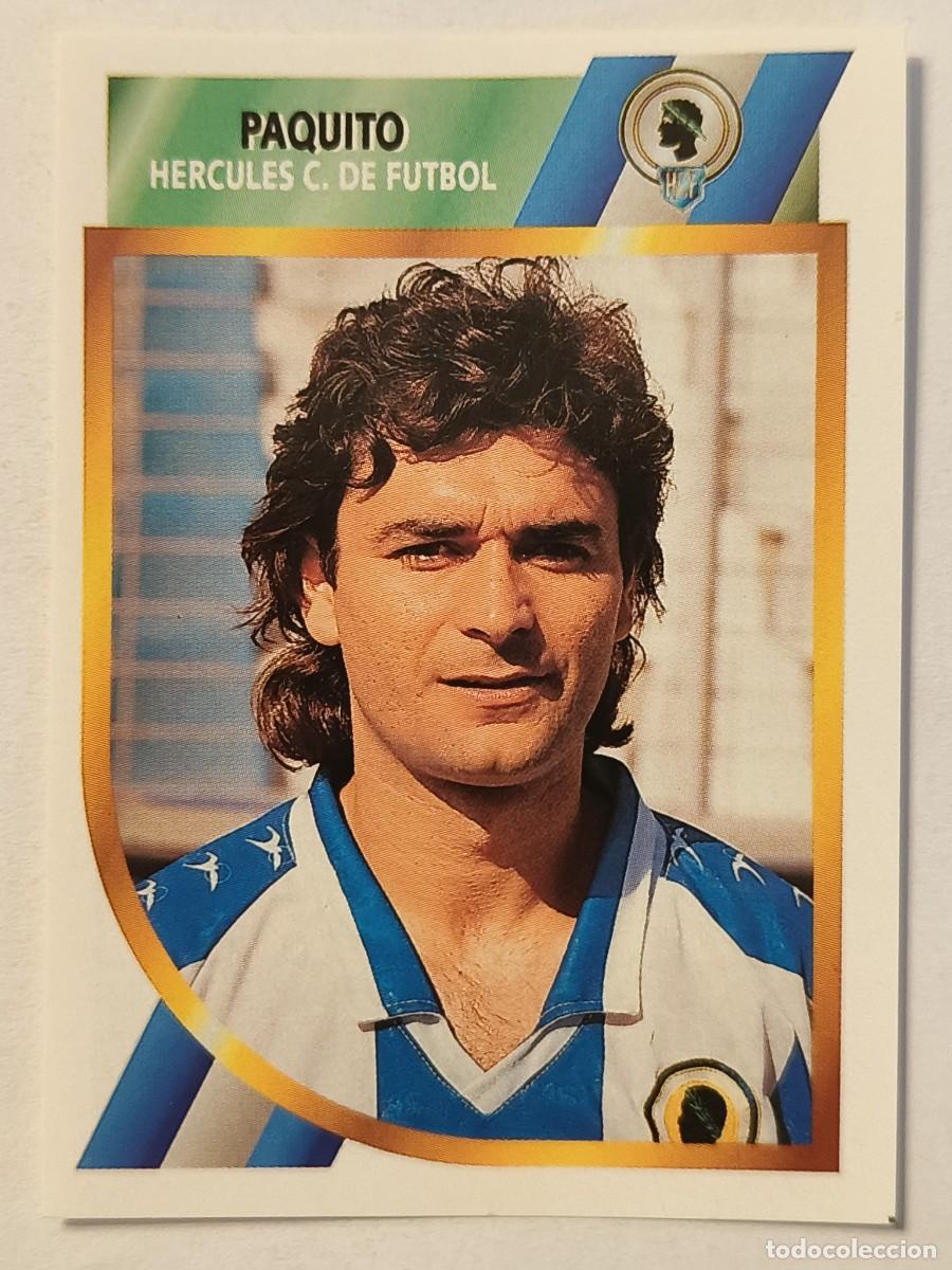 Football Stickers: #PAQUITO (HERCULES C.F.) FUTBOL 2 DIVISION 94/95 ESTE