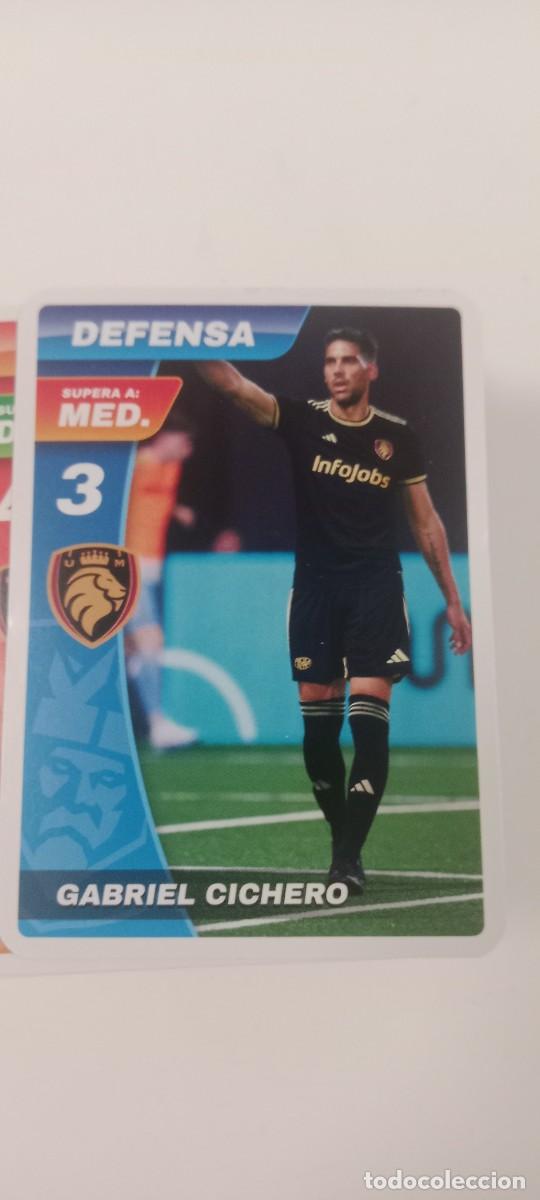 Cromos de f&uacute;tbol: GABRIEL CICHERO CROMO TARJETA KINGS LEAGUE C-VA3