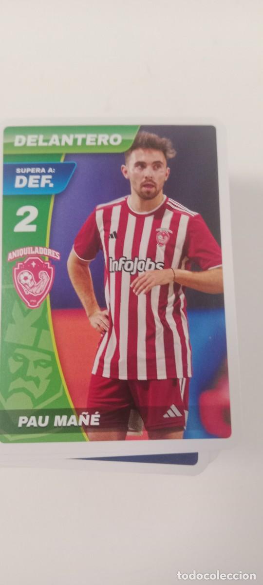 Cromos de f&uacute;tbol: PAU MA&Ntilde;E CROMO TARJETA KINGS LEAGUE C-VA3