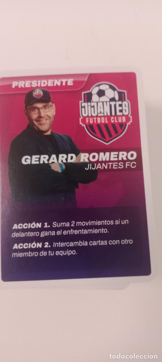 Cromos de f&uacute;tbol: GERARD ROMERO CROMO TARJETA KINGS LEAGUE C-VA3
