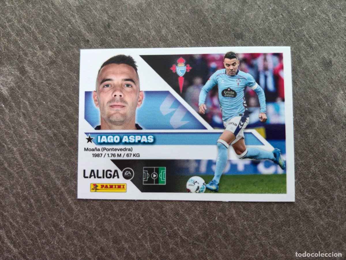 Cromos de f&uacute;tbol: Cromo 17 IAGO ASPAS RC CELTA. Colecci&oacute;n LALIGA F&uacute;tbol 2026-2027 PANINI Nuevo