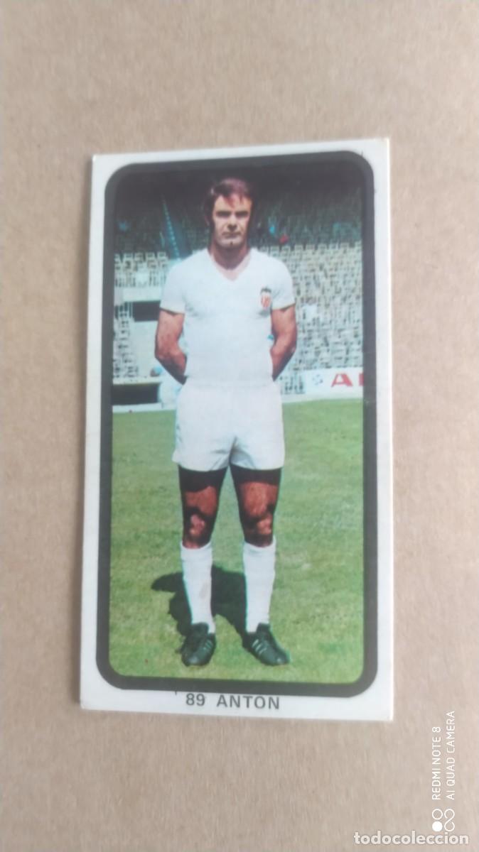Fu&szlig;ball-Sticker: VALENCIA 89 ANTON FUTBOL 1974 1975 -74 75 RUIZ ROMERO SIN PEGAR -F