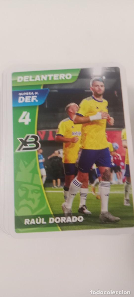 Cromos de f&uacute;tbol: RAUL DORADO CROMO TARJETA KINGS LEAGUE C-VA3
