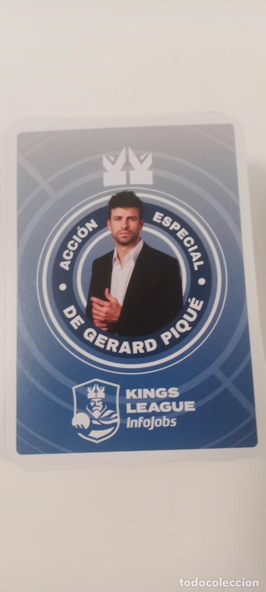 Cromos de f&uacute;tbol: GERARD PIQUE CROMO TARJETA KINGS LEAGUE C-VA3