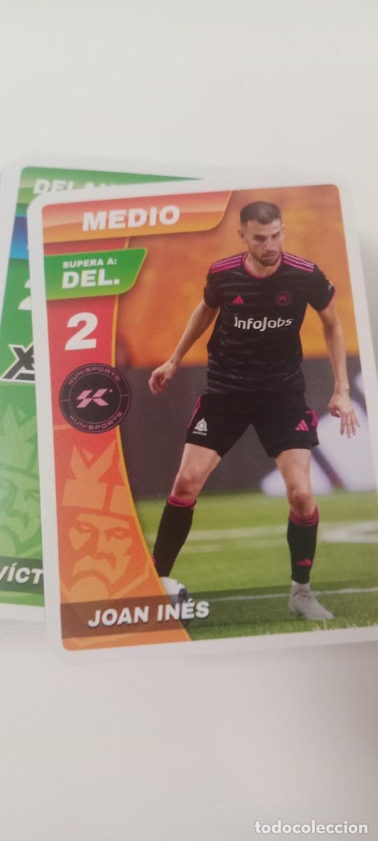 Cromos de f&uacute;tbol: JOAN INES CROMO TARJETA KINGS LEAGUE C-VA3