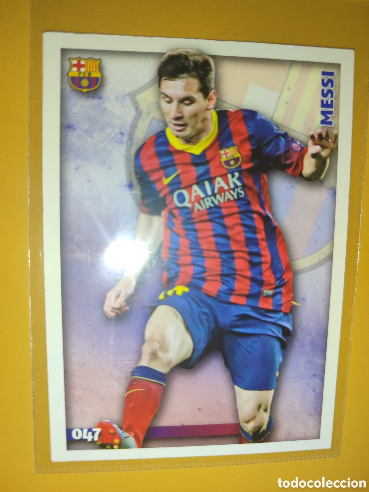 Cromos de f&uacute;tbol: Card Messi 2015 Mundicromo Fichas liga