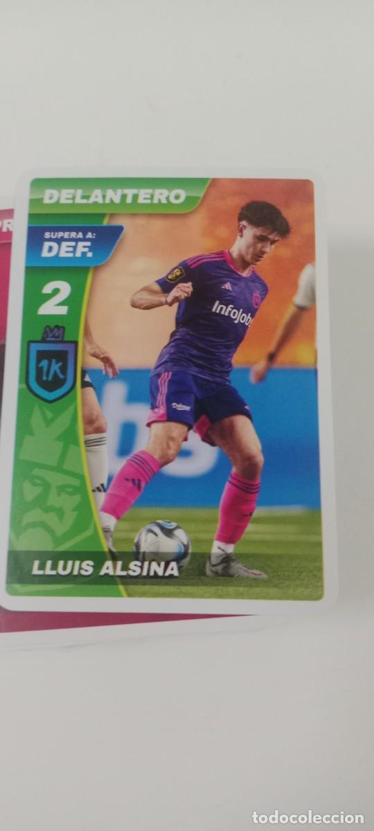 Cromos de f&uacute;tbol: LLUIS ALSINA CROMO TARJETA KINGS LEAGUE C-VA3
