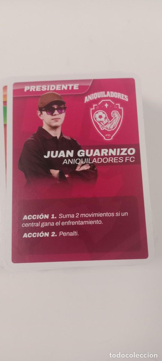 Cromos de f&uacute;tbol: JUAN GARNIZO CROMO TARJETA KINGS LEAGUE C-VA3