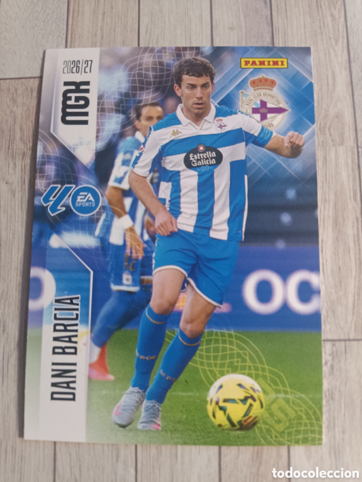 Cromos de f&uacute;tbol: 133 DANI GARCIA DEPORTIVO DE LA CORU&Ntilde;A MEGACRACKS MGK 26 27 PANINI 2026 2027