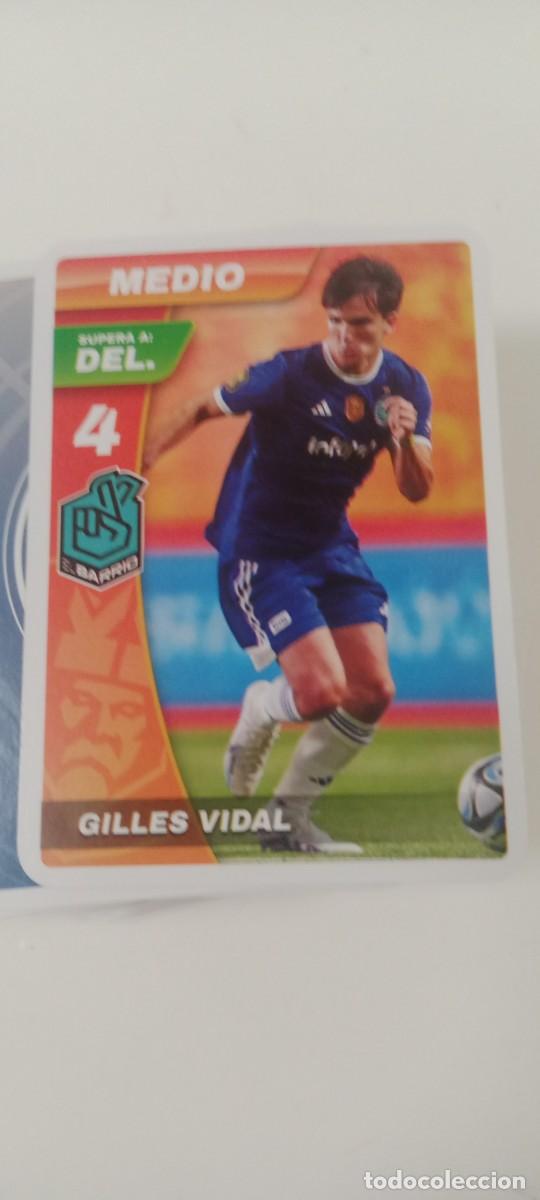 Cromos de f&uacute;tbol: GILLES VIDAL CROMO TARJETA KINGS LEAGUE C-VA3