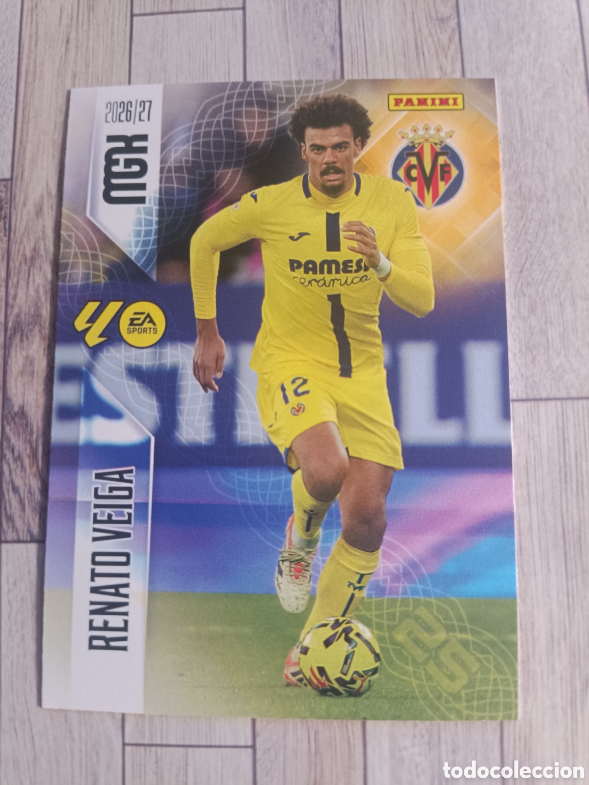 Cromos de f&uacute;tbol: 368 RENATO VEIGA VILLARREAL MEGACRACKS MGK 26 27 PANINI 2026 2027