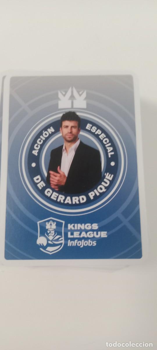 Cromos de f&uacute;tbol: GERARD PIQUE CROMO TARJETA KINGS LEAGUE C-VA3
