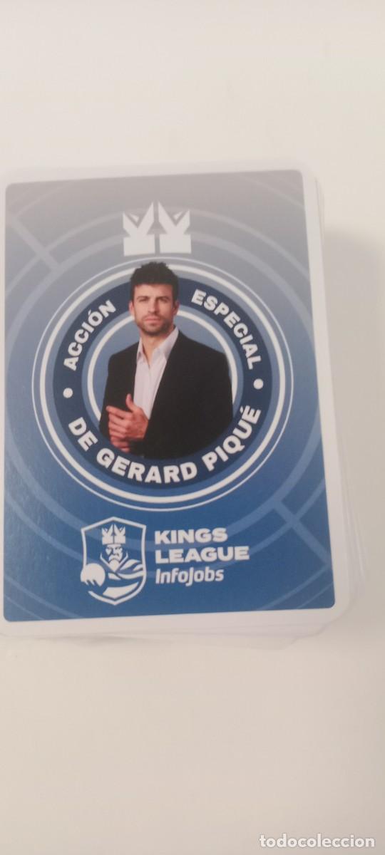 Cromos de f&uacute;tbol: GERARD PIQUE CROMO TARJETA KINGS LEAGUE C-VA3