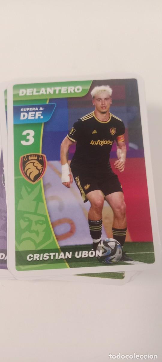 Cromos de f&uacute;tbol: CRISTIAN UBON CROMO TARJETA KINGS LEAGUE C-VA3