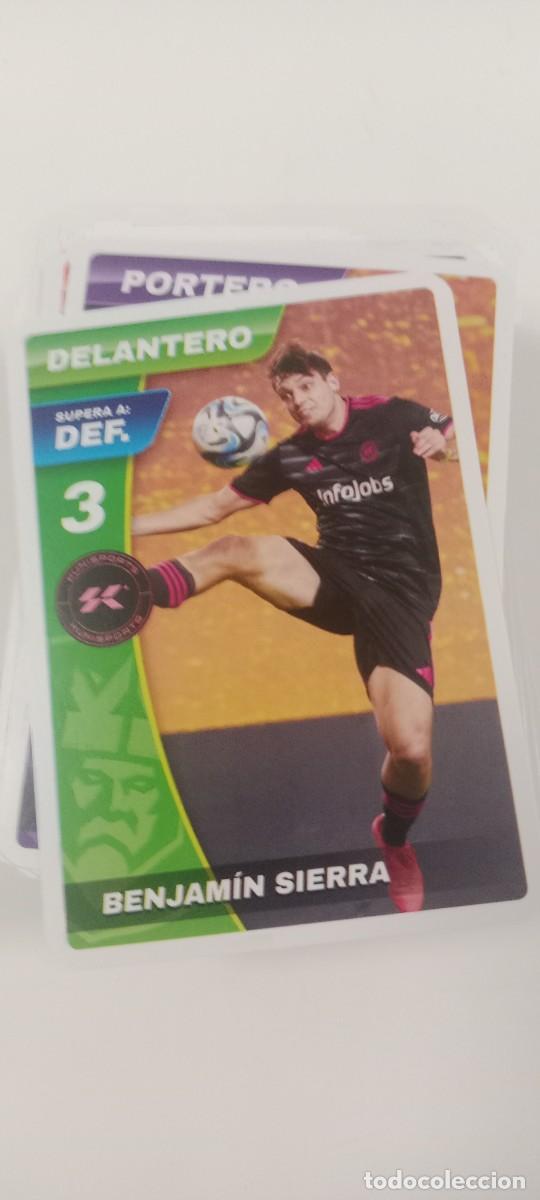 Cromos de f&uacute;tbol: BENJAMIN SIERRA CROMO TARJETA KINGS LEAGUE C-VA3