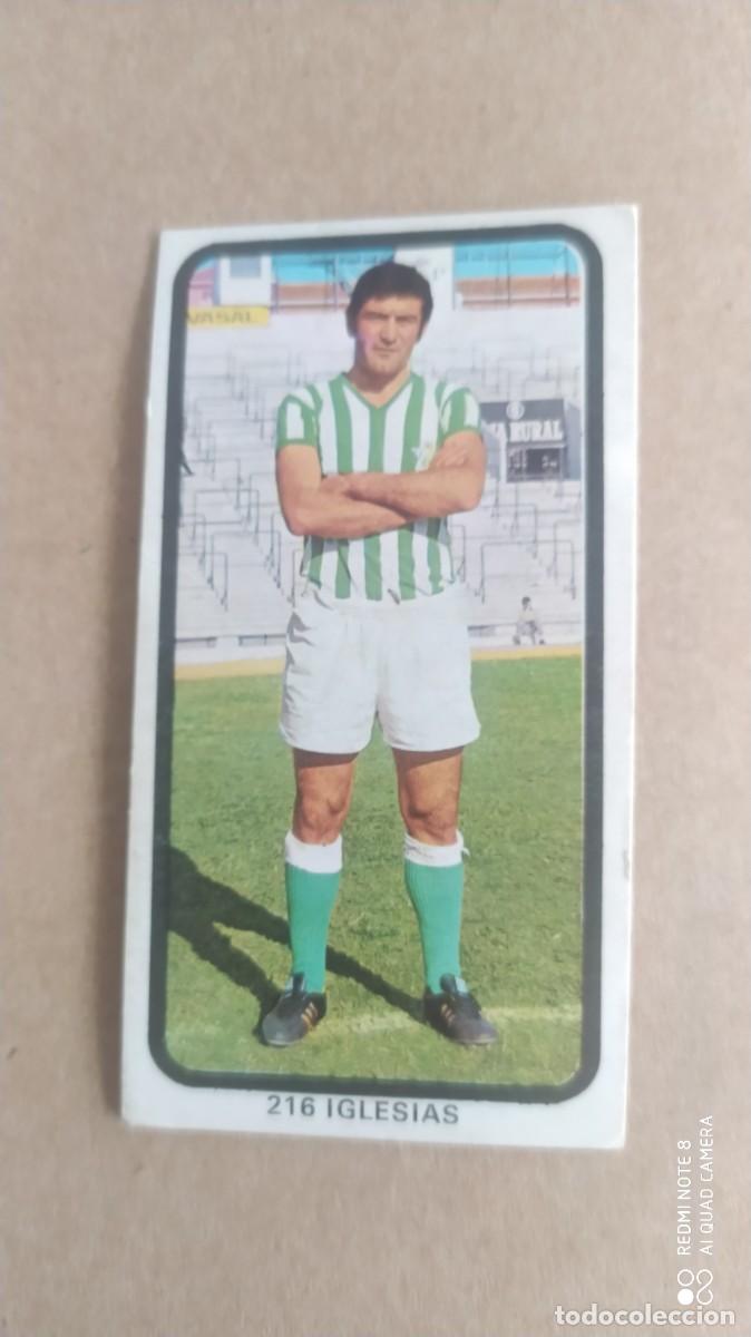 Cromos de f&uacute;tbol: BETIS 216 IGLESIAS FUTBOL 1974 1975 -74 75 RUIZ ROMERO SIN PEGAR -F