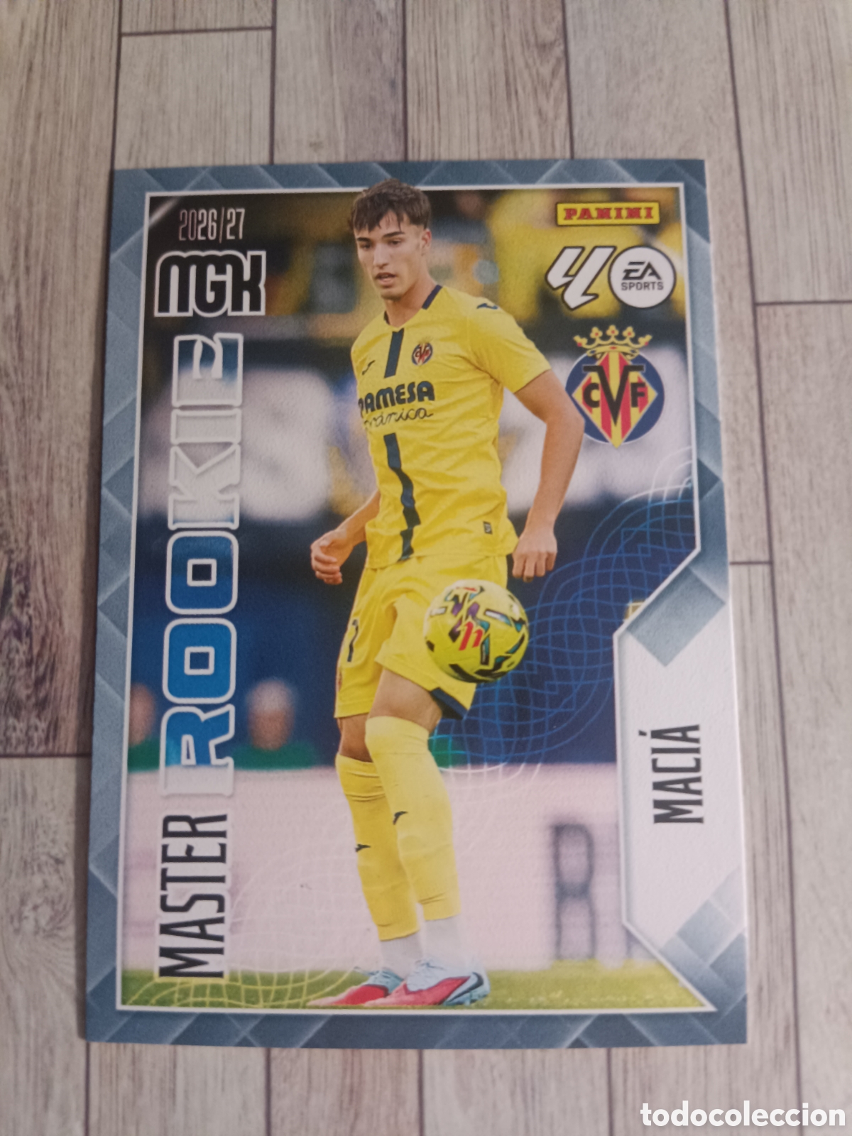 Cromos de f&uacute;tbol: 417 MACIA MASTER ROOKIE VILLARREAL MEGACRACKS MGK 26 27 PANINI 2026 2027