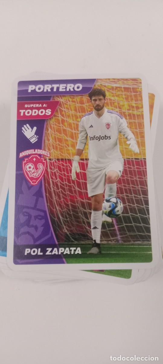 Cromos de f&uacute;tbol: POL ZAPATA CROMO TARJETA KINGS LEAGUE C-VA3