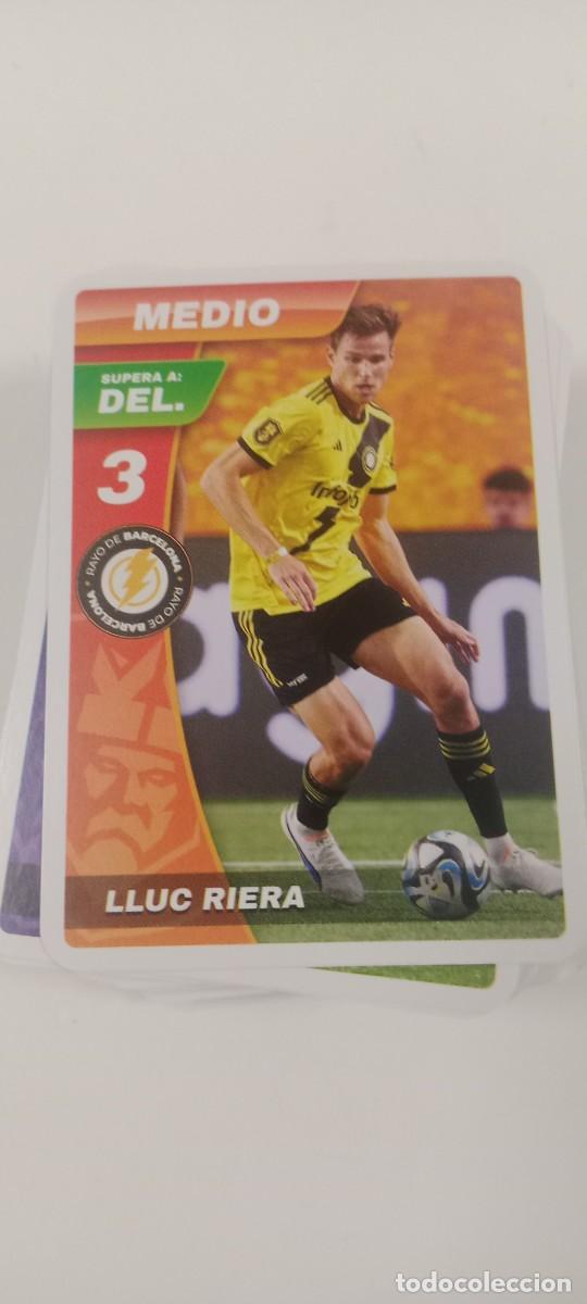Cromos de f&uacute;tbol: LLUC RIERA CROMO TARJETA KINGS LEAGUE C-VA3