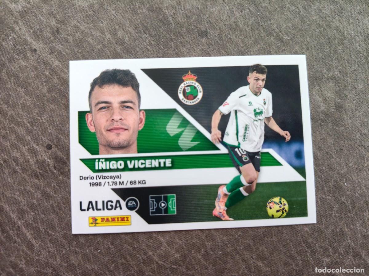 Cromos de f&uacute;tbol: Cromo 18 &Iacute;&Ntilde;IGO VICENTE R. RACING CLUB. Colecci&oacute;n LALIGA F&uacute;tbol 2026-2027 PANINI Nuevo