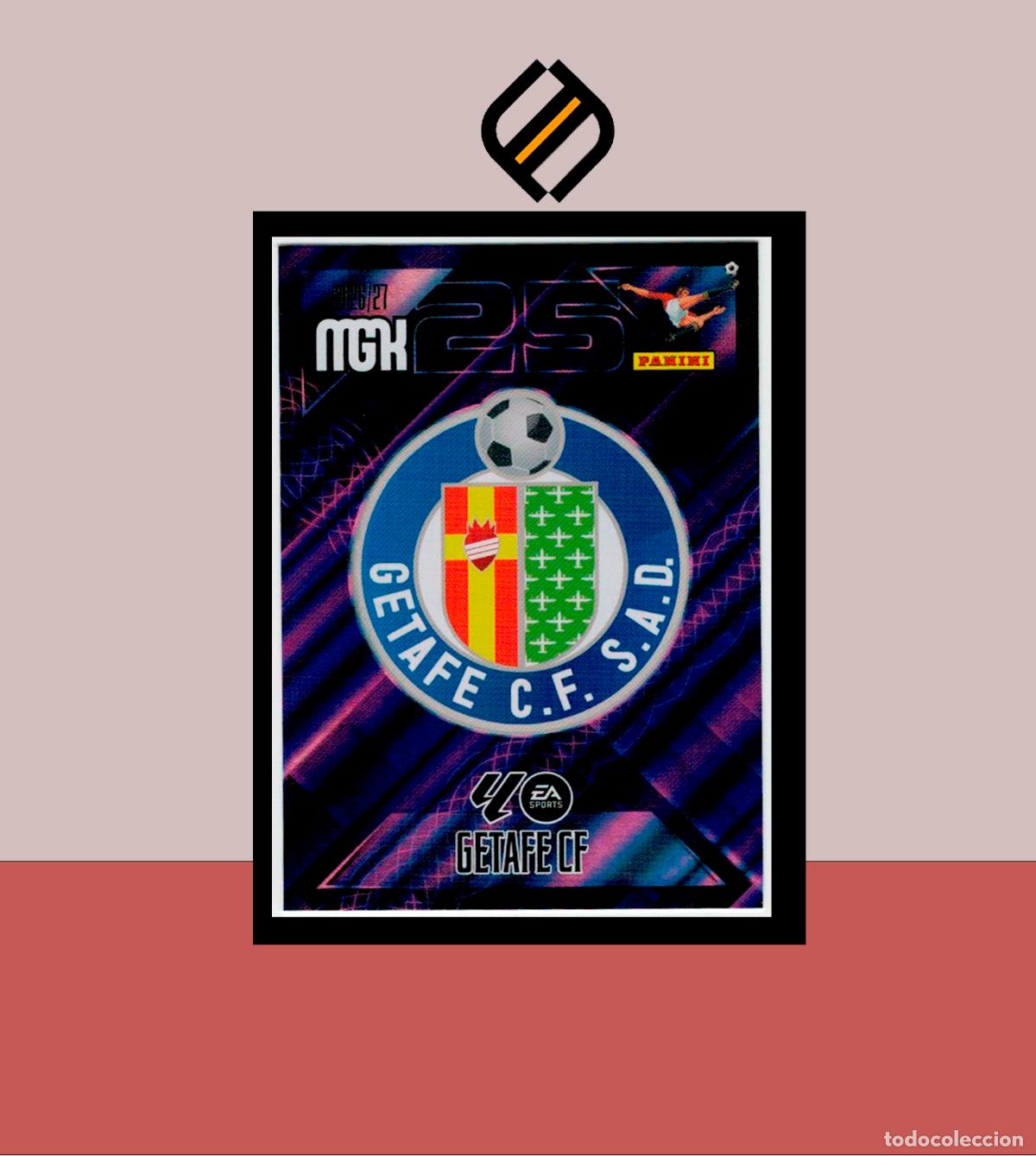 Cromos de f&uacute;tbol: MEGACRACKS 2026 2027 26 27 PANINI N&ordm; 181 ESCUDO GETAFE COLECCI&Oacute;N ALB&Uacute;M MGK