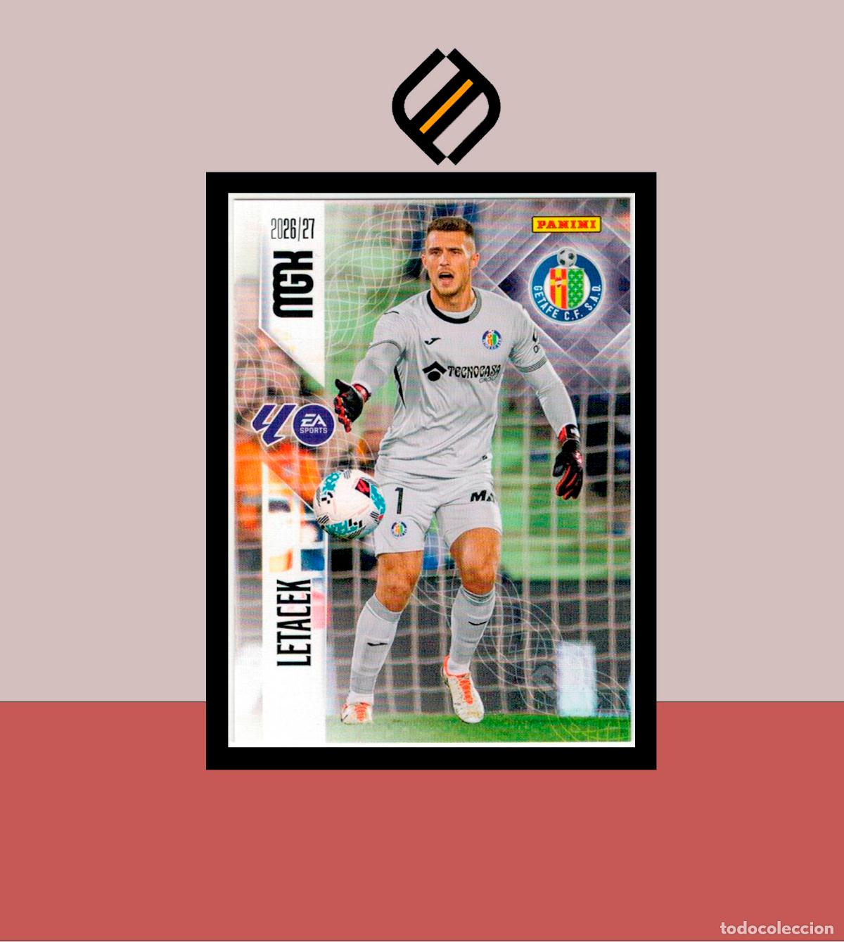 Cromos de f&uacute;tbol: MEGACRACKS 2026 2027 26 27 PANINI N&ordm; 183 LETACEK GETAFE COLECCI&Oacute;N ALB&Uacute;M MGK