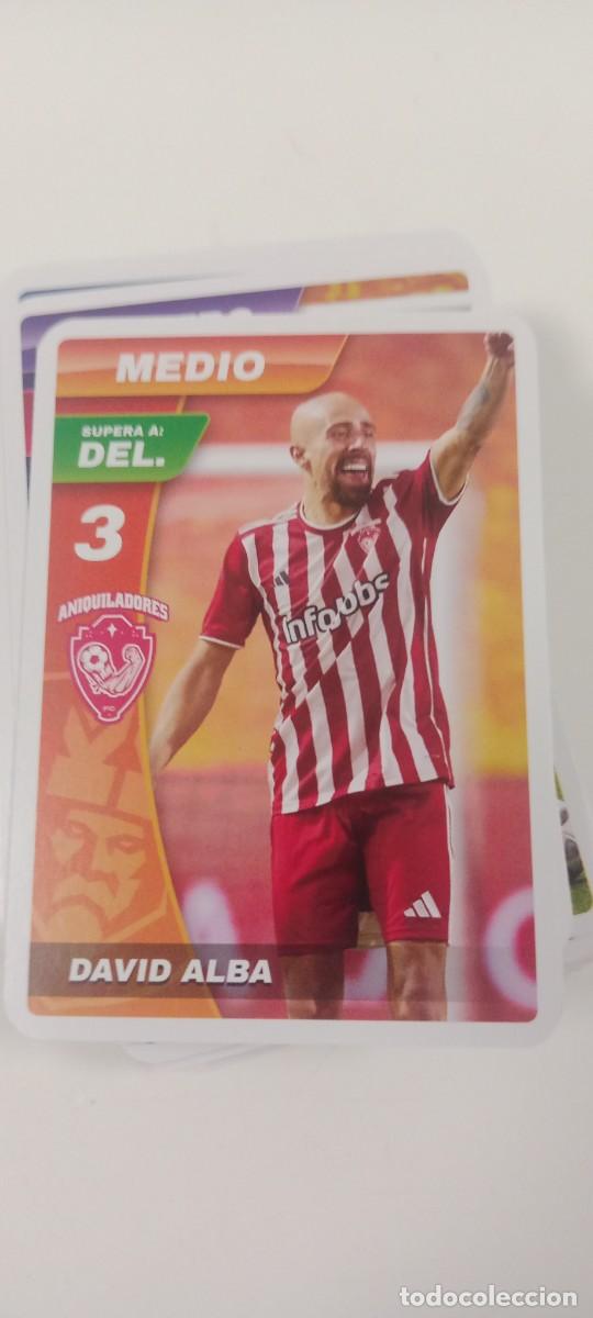 Cromos de f&uacute;tbol: DAVID ALBA CROMO TARJETA KINGS LEAGUE C-VA3