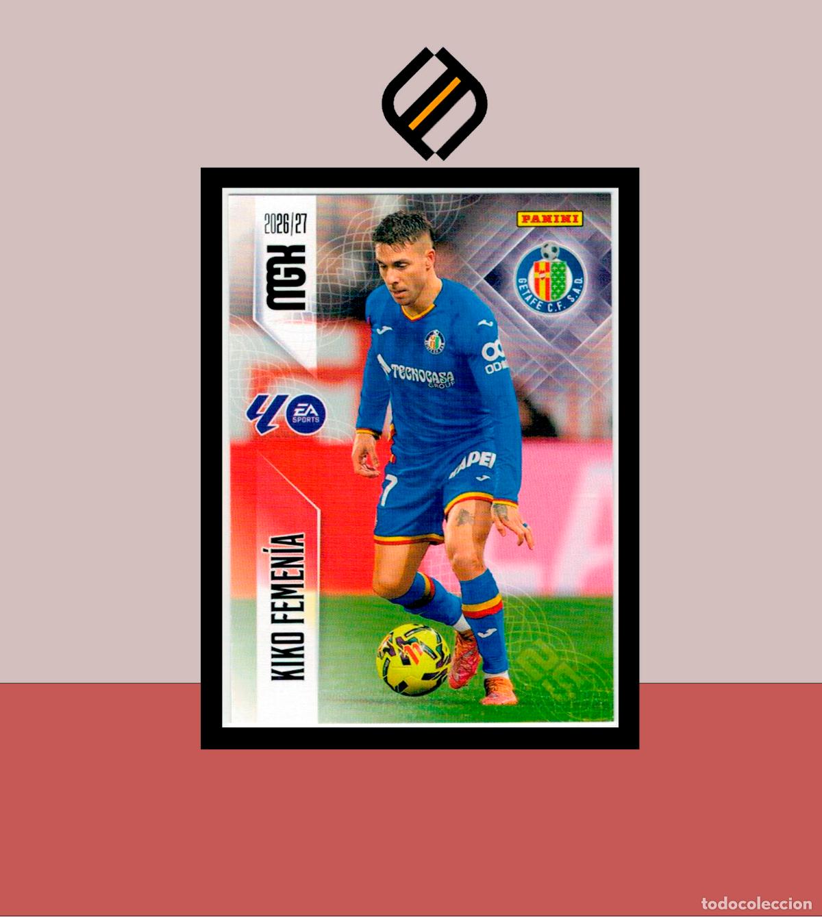 Cromos de f&uacute;tbol: MEGACRACKS 2026 2027 26 27 PANINI N&ordm; 184 KIKE FEMENIA GETAFE COLECCI&Oacute;N ALB&Uacute;M MGK