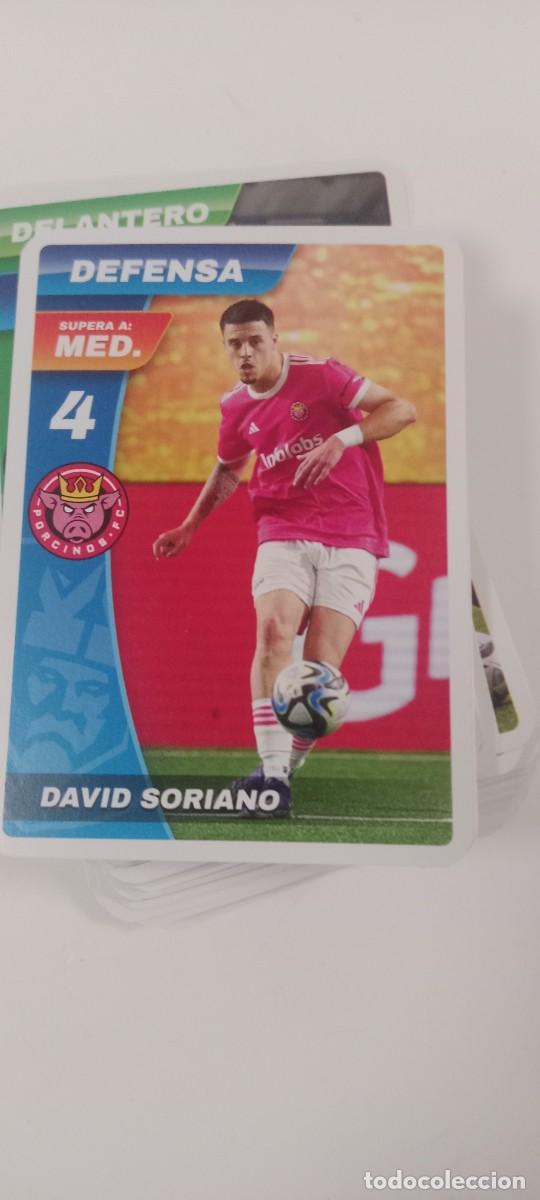 Cromos de f&uacute;tbol: DAVID SORIANO CROMO TARJETA KINGS LEAGUE C-VA3