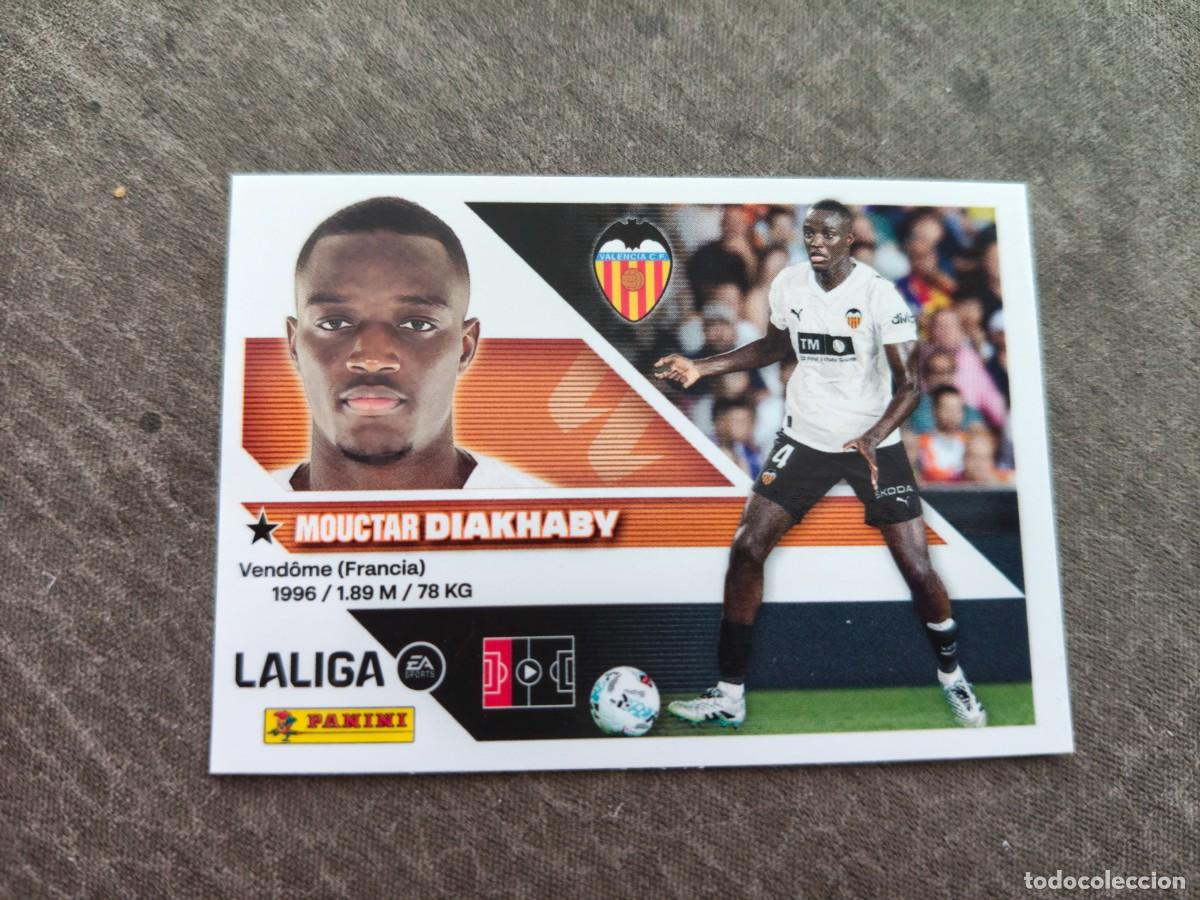 Cromos de f&uacute;tbol: Cromo 8B MOUCTAR DIAKHABY VALENCIA CF. Colecci&oacute;n LALIGA F&uacute;tbol 2026-2027 PANINI Nuevo