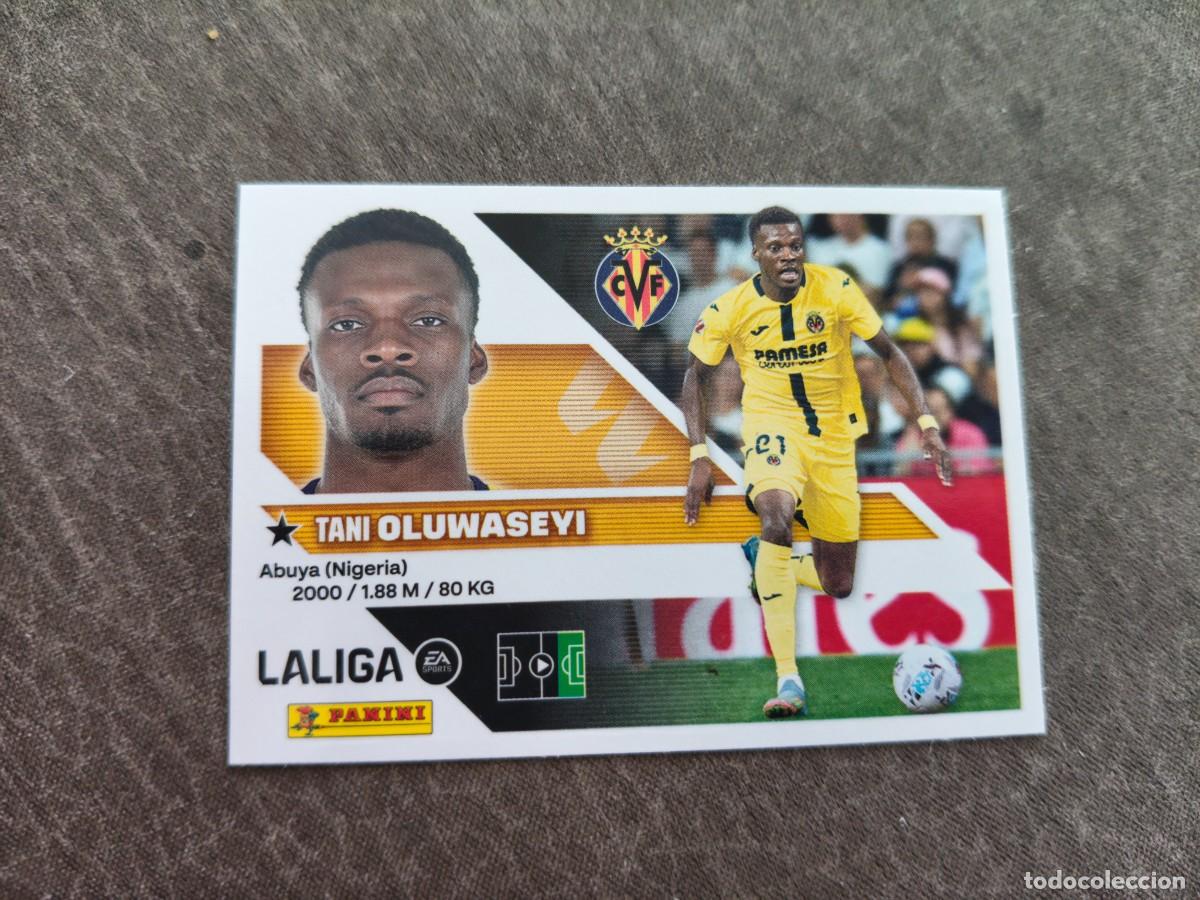 Cromos de f&uacute;tbol: Cromo 16 TANI OLUWASEYI VILLARREAL CF. Colecci&oacute;n LALIGA F&uacute;tbol 2026-2027 PANINI Nuevo