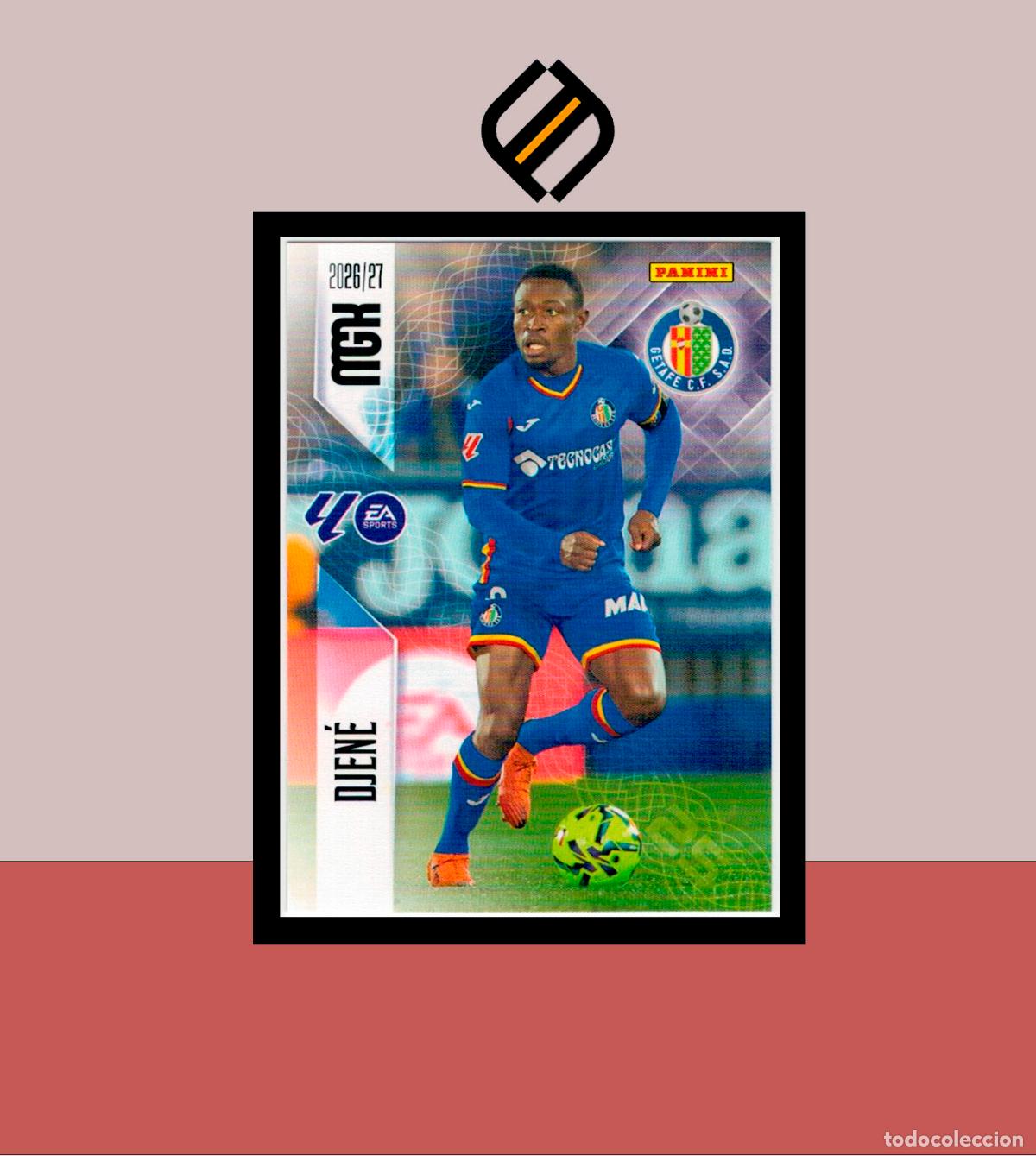 Fu&szlig;ball-Sticker: MEGACRACKS 2026 2027 26 27 PANINI N&ordm; 185 DJEN&Eacute; GETAFE COLECCI&Oacute;N ALB&Uacute;M MGK