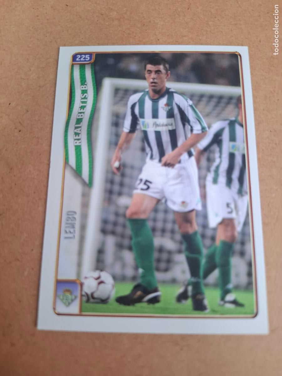 Fu&szlig;ball-Sticker: MUNDICROMO 2004 2005 04 05 - 225 LEMBO ( ERROR ) - REAL BETIS