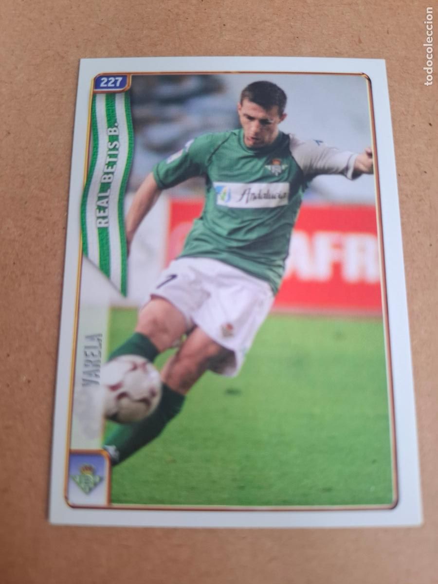 Cromos de f&uacute;tbol: MUNDICROMO 2004 2005 04 05 - 227 VARELA - REAL BETIS