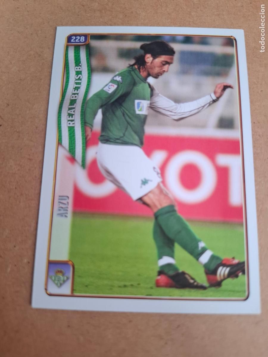 Cromos de f&uacute;tbol: MUNDICROMO 2004 2005 04 05 - 228 ARZU - REAL BETIS