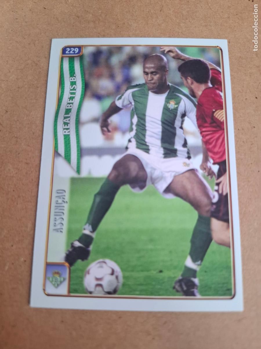 Cromos de f&uacute;tbol: MUNDICROMO 2004 2005 04 05 - 229 ASSUN&Ccedil;AO - REAL BETIS