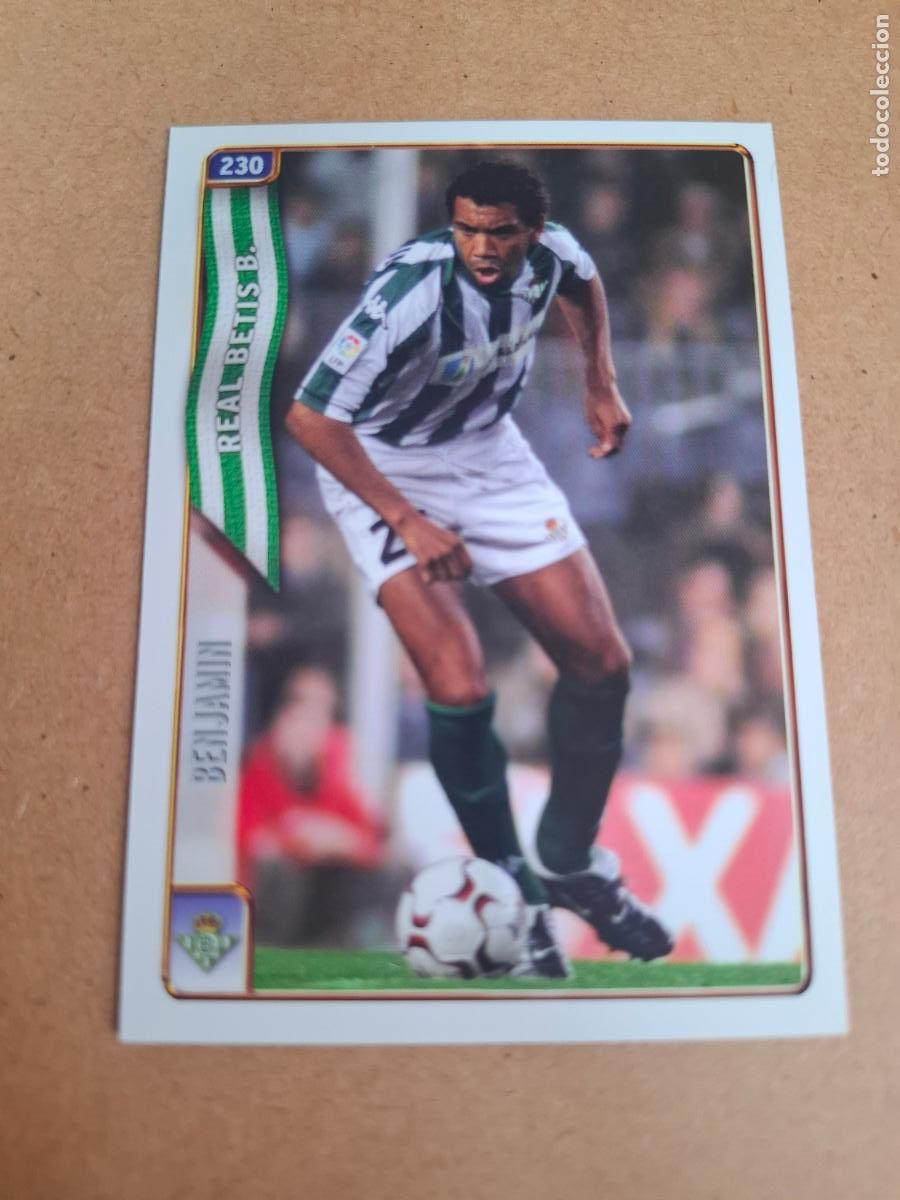 Cromos de f&uacute;tbol: MUNDICROMO 2004 2005 04 05 - 230 BENJAMIN - REAL BETIS