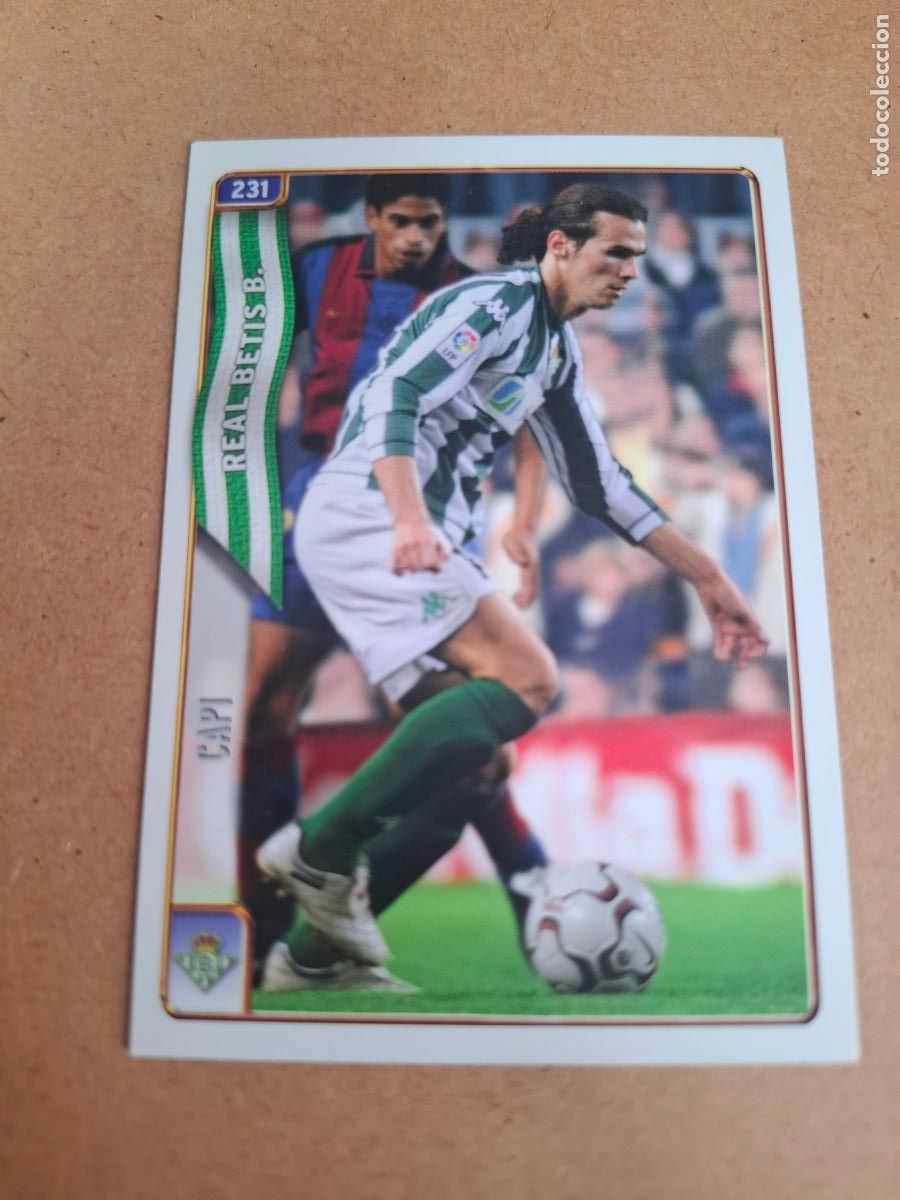 Cromos de f&uacute;tbol: MUNDICROMO 2004 2005 04 05 - 231 CAPI - REAL BETIS