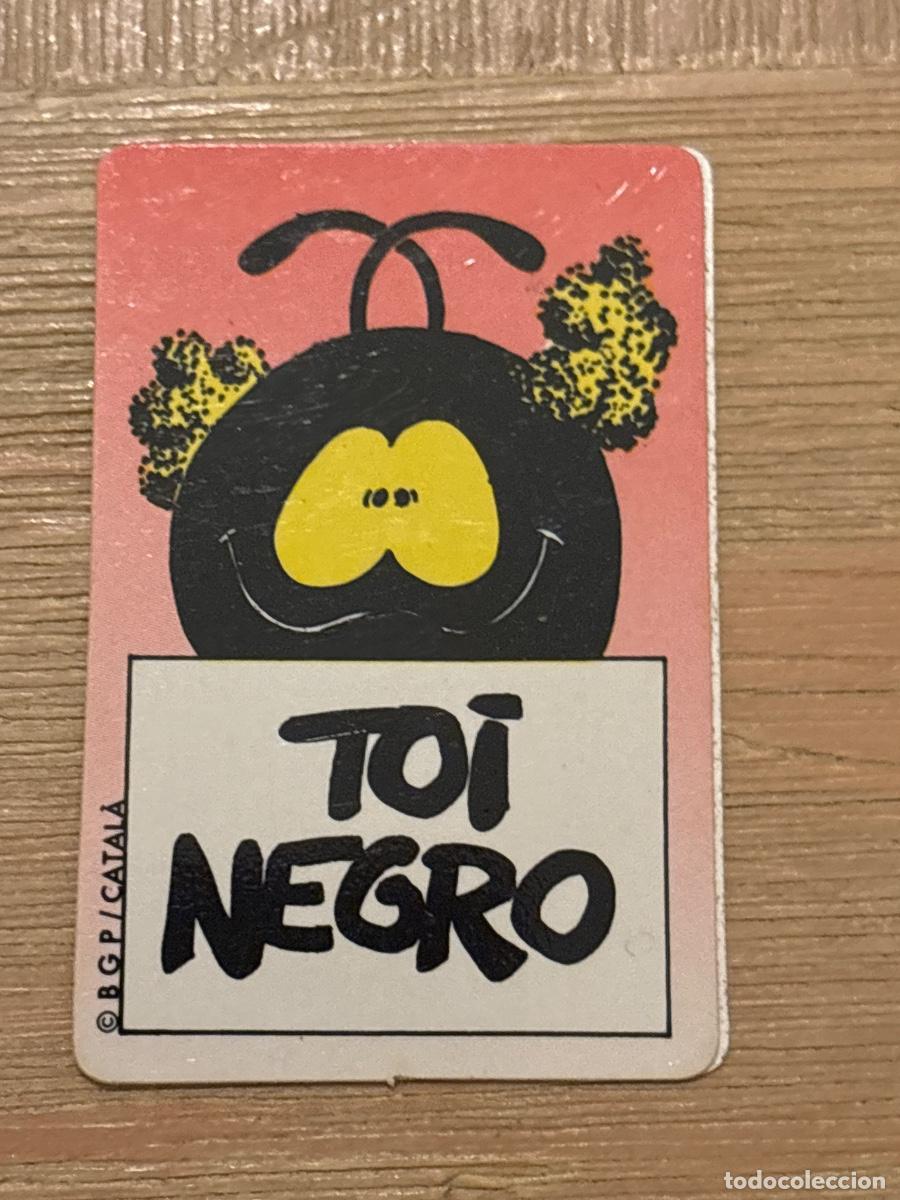 Cromos de f&uacute;tbol: 37. CROMO BOLLYCAO TOI SIN PEGAR -TOI NEGRO -