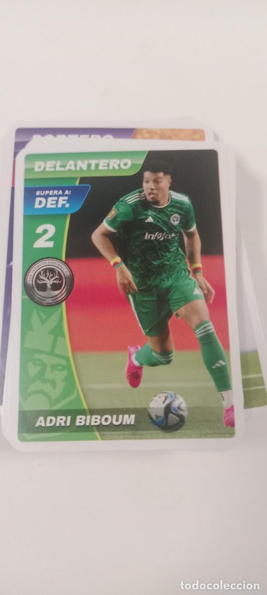 Cromos de f&uacute;tbol: ADRI BIBOUM CROMO TARJETA KINGS LEAGUE C-VA3