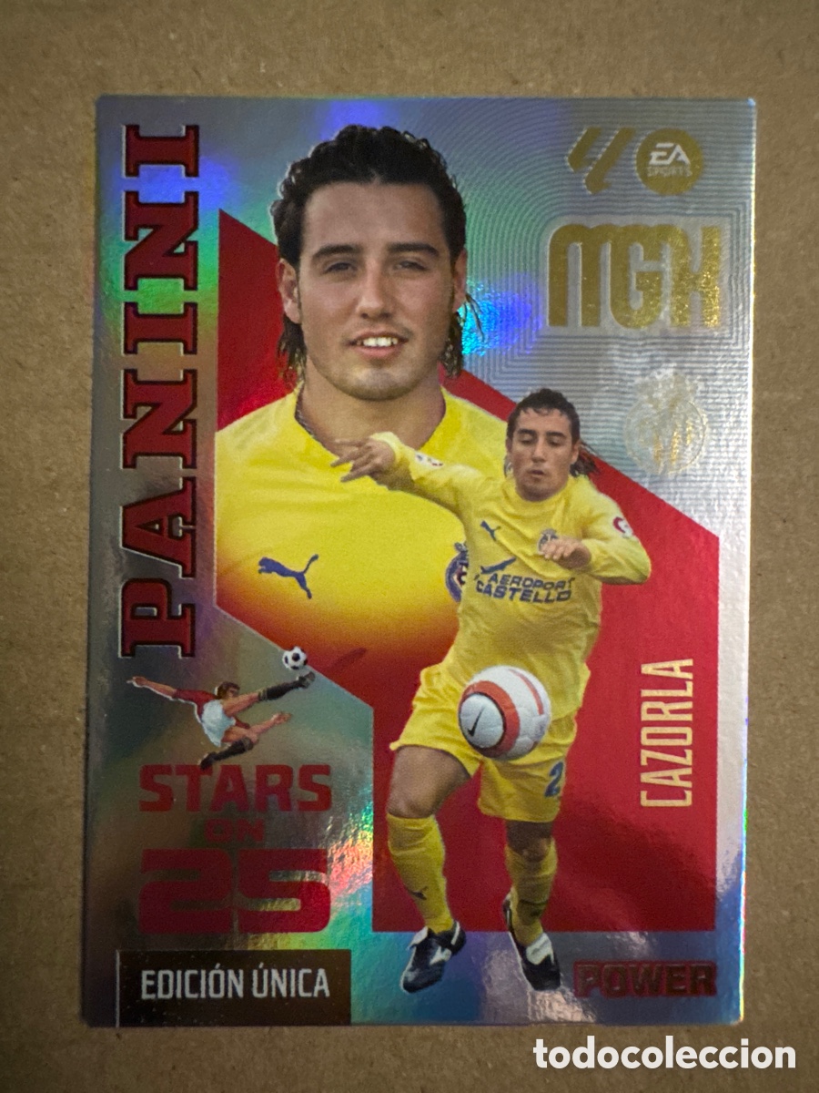 Cromos de f&uacute;tbol: # P 438 438P Cazorla Villarreal Stars on 25 Power Megacracks 26 27 2026 2027 Edici&oacute;n &Uacute;nica