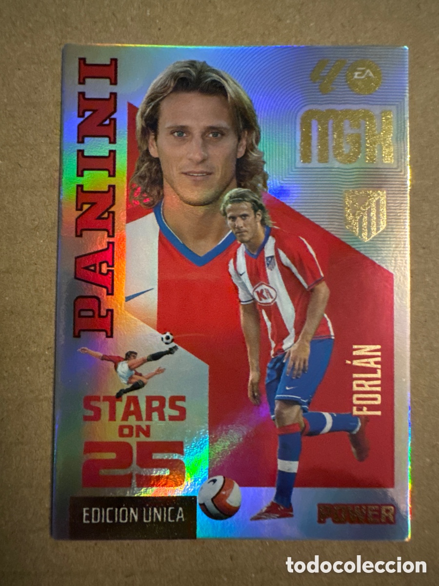 Cromos de f&uacute;tbol: # P 439 439P Forl&aacute;n Atl&eacute;tico de Madrid Stars on 25 Power Megacracks 26 27 2026 2027 Edici&oacute;n &Uacute;nica